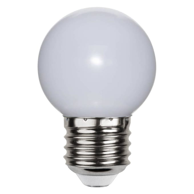 STAR TRADING LED lamp E27 G45 voor lichtkettingen, wit 6.500K