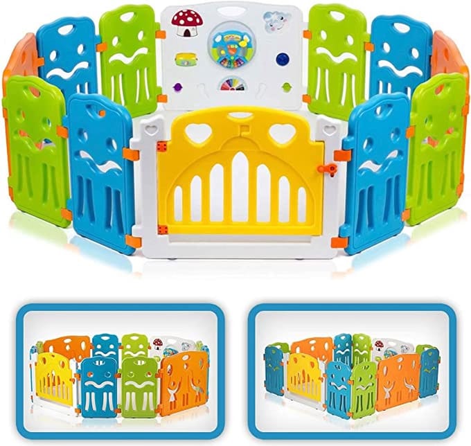baby grondbox -Babybox, speelplaats, groot activiteitencentrum met antislip