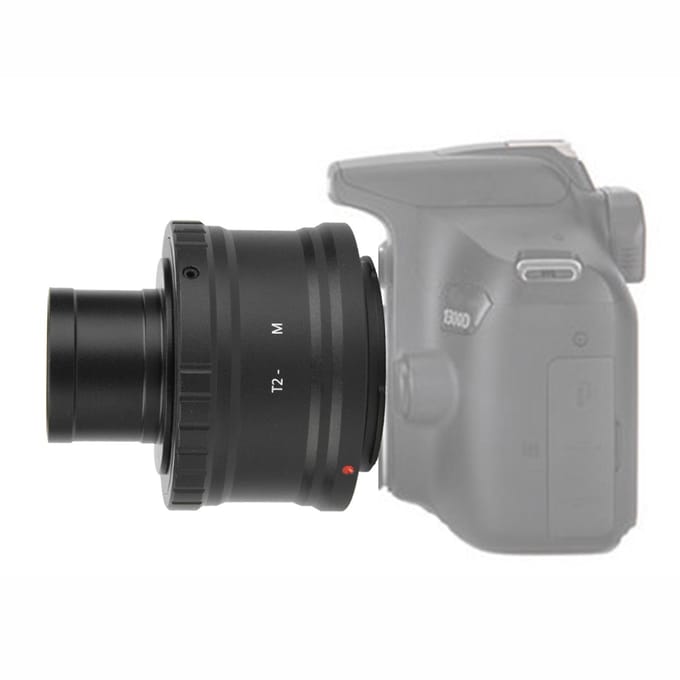 Aluminiumlegering T2-EOS M 1,25 inch Telescoop naar Canon EOS M Mount Camera Adapterring black