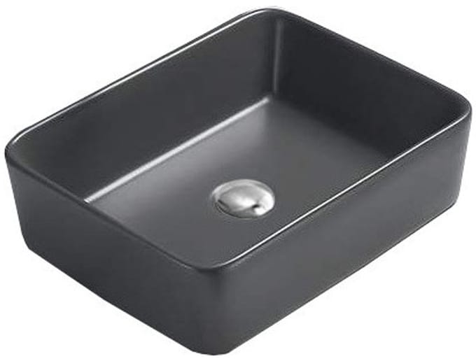 Mexen Catia opzetwastafel 48 x 37 cm, donkergrijs mat - 21314871