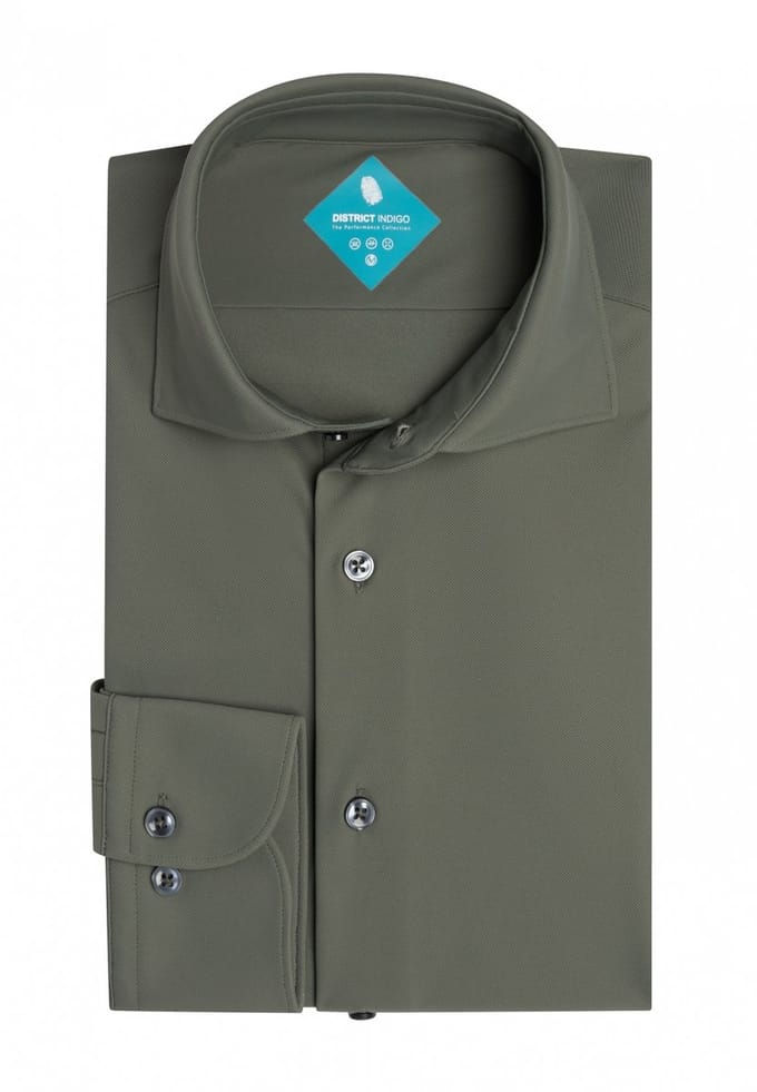 District Indigo Pique Performance Shirt Dark Green (7.31.025.780 - 072)