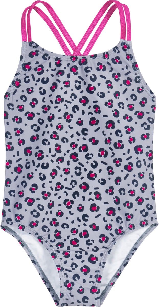 Playshoes - Badpak - UV - Werend - Panterprint - Grijs - Maat 146/152