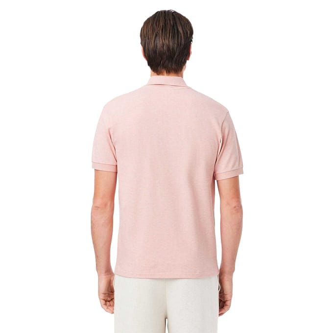 Lacoste Heren L.12.12 Marl Klassiek Poloshirt (Roze)