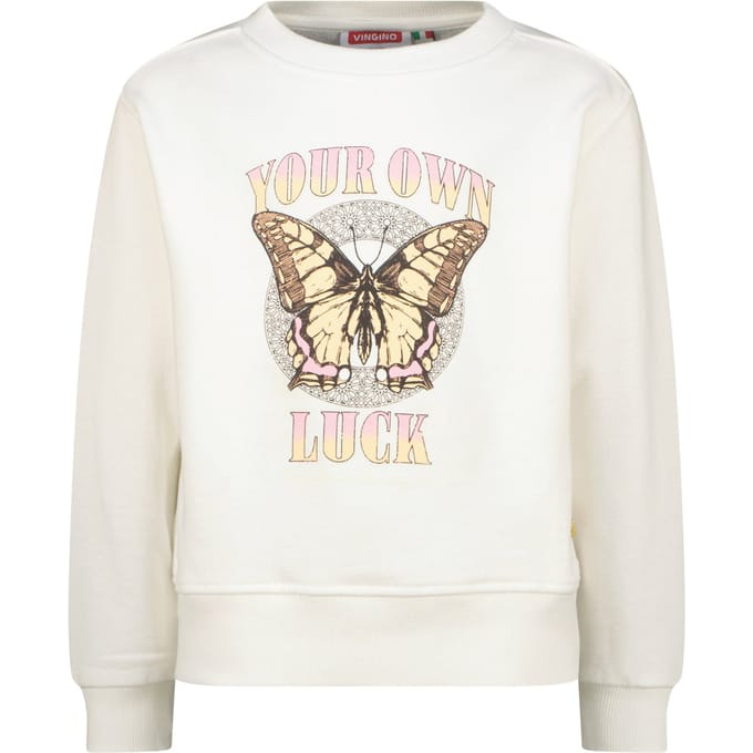 Vingino Nolina Real White Maat: 16 | Truien Outlet | Unisex | Wit