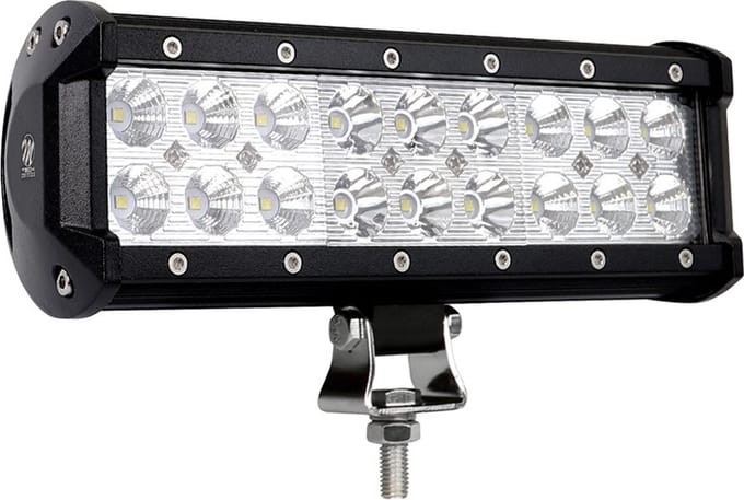 LED light BAR 9 54W (18x3W Osram) | schijnwerper 12V & 24V combo | offroad 6000K - IP67