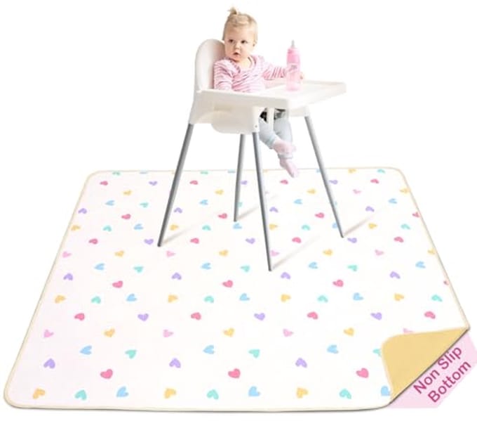 Vloermat voor kinderstoel - Wasbare, waterdichte en antislip vloerbescherming