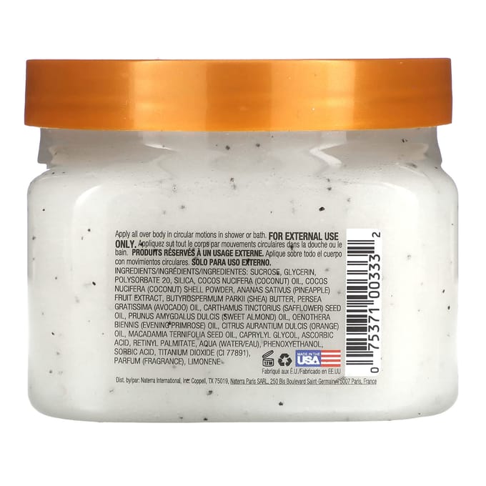 Sheaboter Suiker Scrub, Coco Colada, 510G(18 Oz) orange