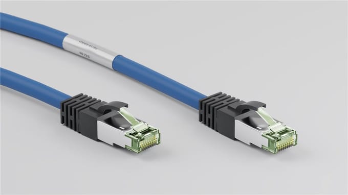 Danicom Cat8 S/FTP (PIMF) patchkabel - 5 meter blauw - netwerkkabel - internetkabel - UTP kabel - RJ45 - 10000 mbit/s