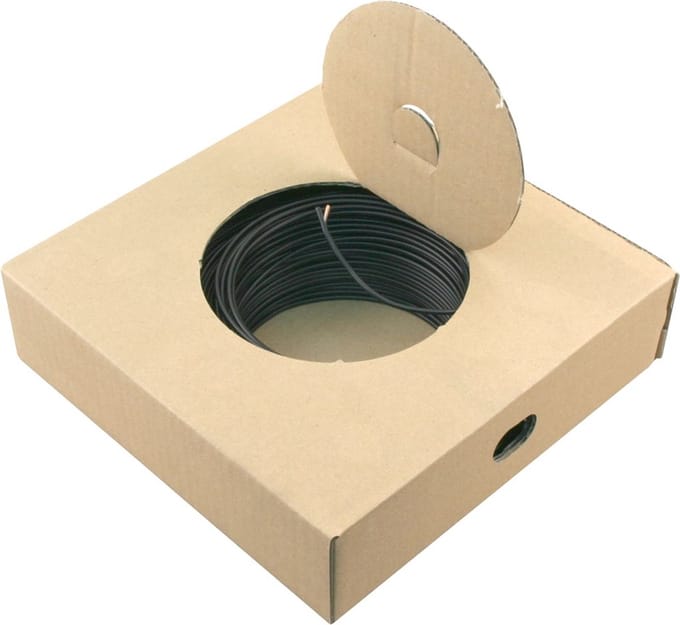 Installatiedraad VD 1.5 mm2 100 m zwart 01.265.01
