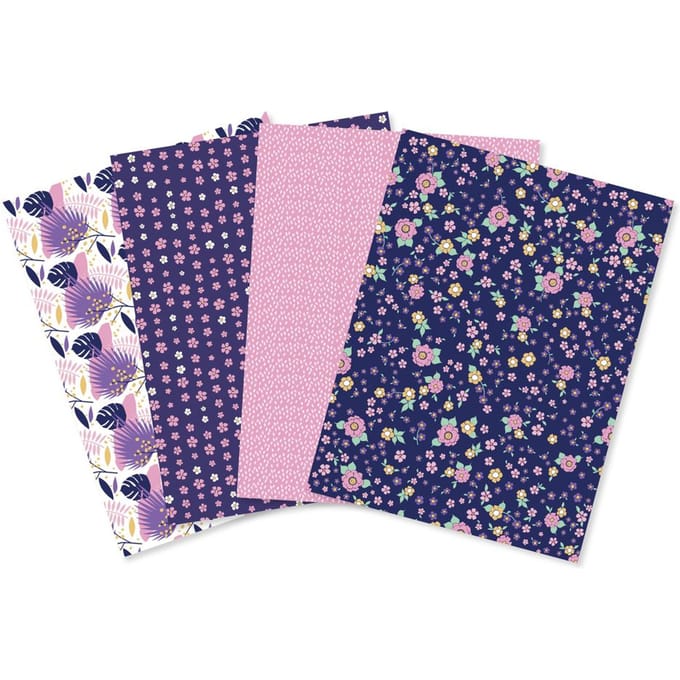 Set Texture Decopatch papier "Flower Therapy" hotfoil Limited Edition