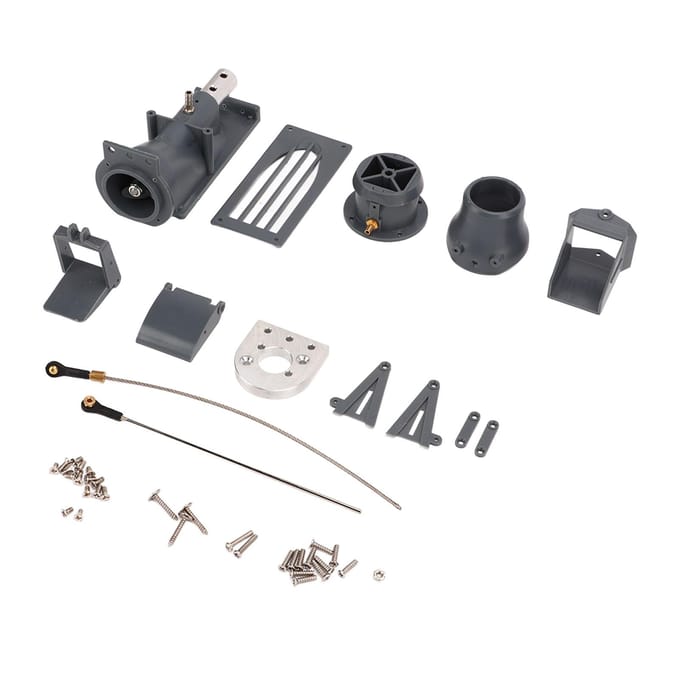 26mm RC Boot Thruster Jetpomp Boot Waterduwer Waterthruster met Groot Kaliber voor RC Jet Aandrijving gray