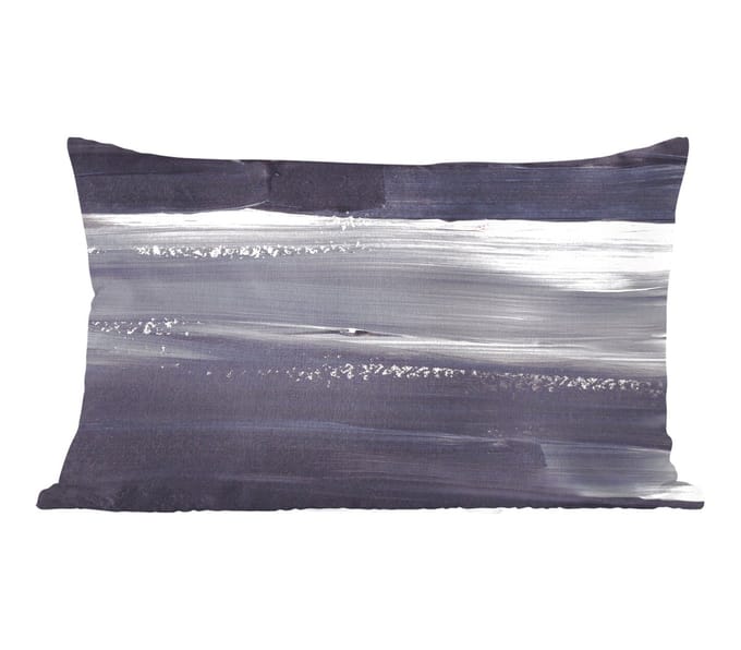 Sierkussens - Kussentjes Woonkamer - 60x40 cm - Verf - Abstract - Zwart