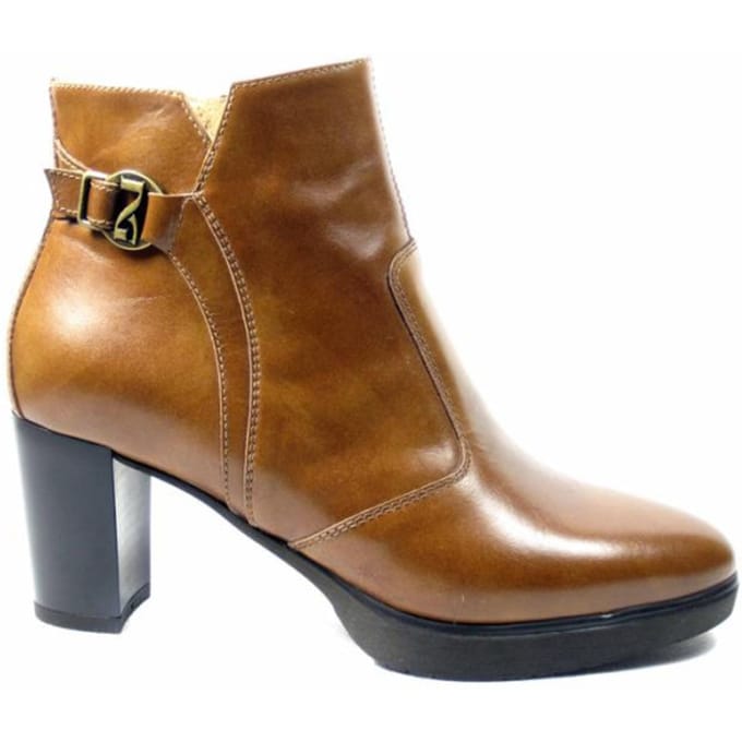 Nero Giardini Cognac Enkellaars Gesp