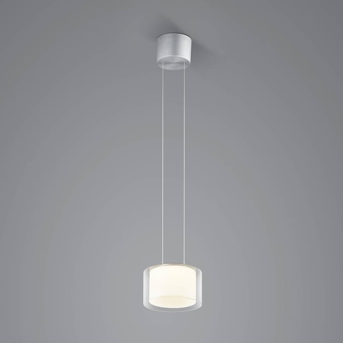 BANKAMP Grand Clear LED hanglamp, 1-lamp, Ø 20 cm