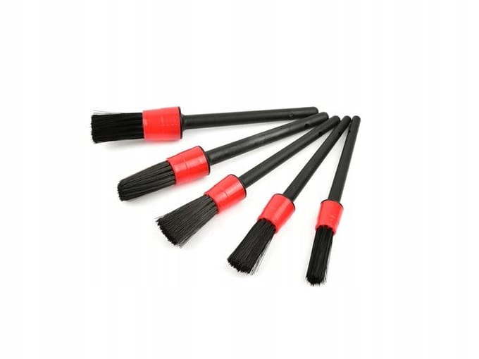 Set van 5 Detailing Borstels voor Auto Reiniging - Zacht Synthetisch Haar