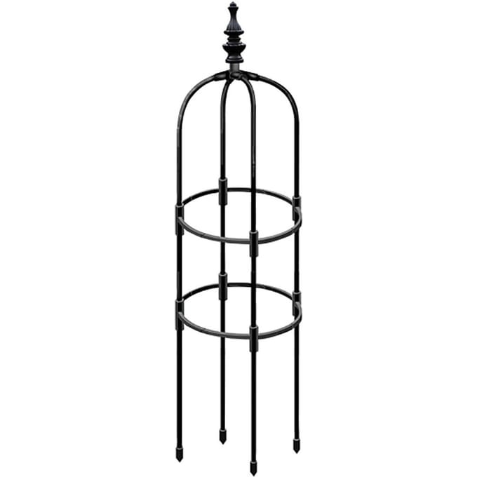 Tuinobelisk Multifunctioneel Innovatief Stevige Structuur Klimplanten Steun voor Buitentuin black