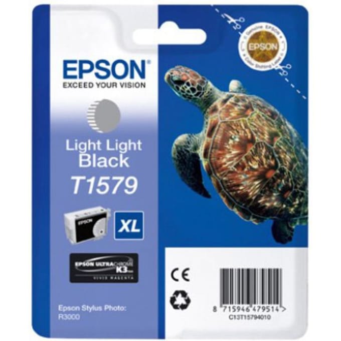 Epson T1579 Inkt Cartridge - Light Zwart - Inktpatroon Light light black
