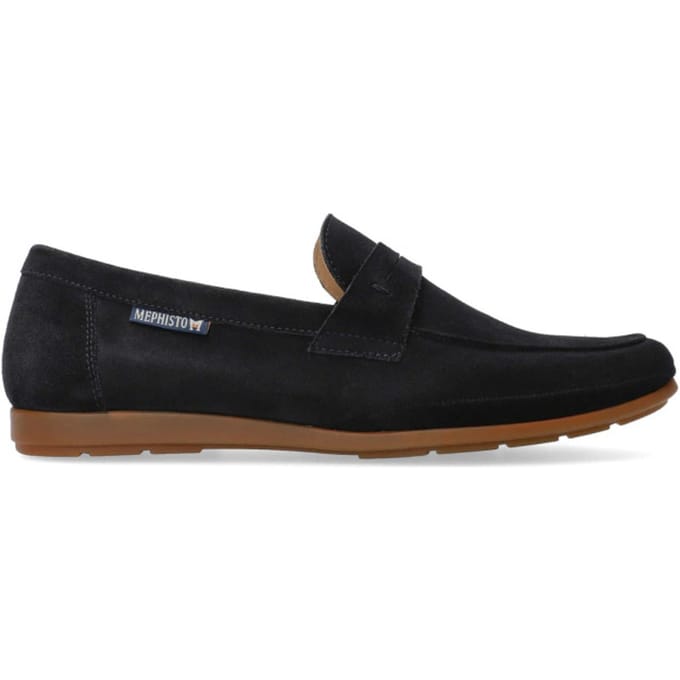 Mephisto Alexis - heren moccasin - blauw - maat 42.5 (EU) 8.5 (UK)