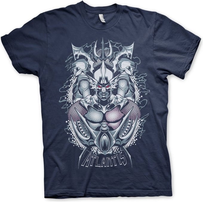 DC Comics Aquaman Heren Tshirt -M- Atlantis Blauw