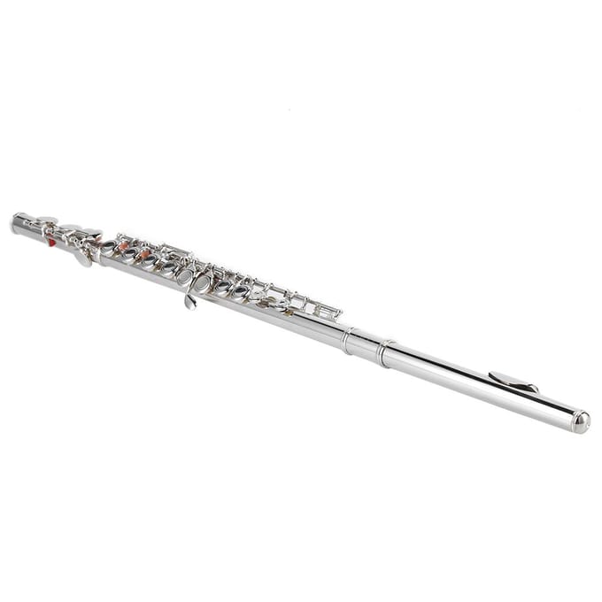 Fluit Sterling Zilver Beginner Kinderen Volwassene Professioneel Test Spelen Muziekinstrumenten white