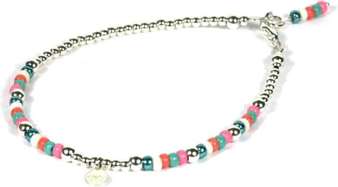 Heaven Eleven - dames - Enkelbandjes - zilver - 925 - mix - 1mm - 25cm