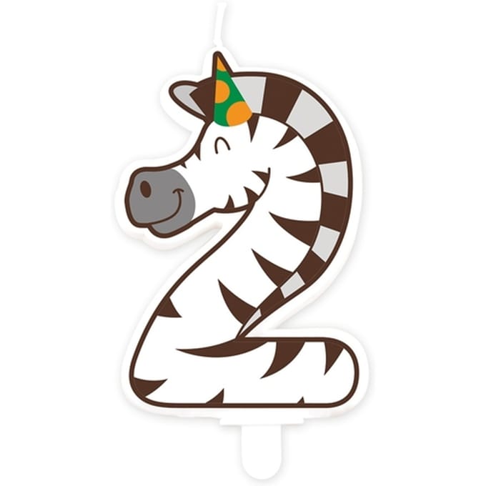 Paperdreams - Jungle - Kaars 2 Zebra