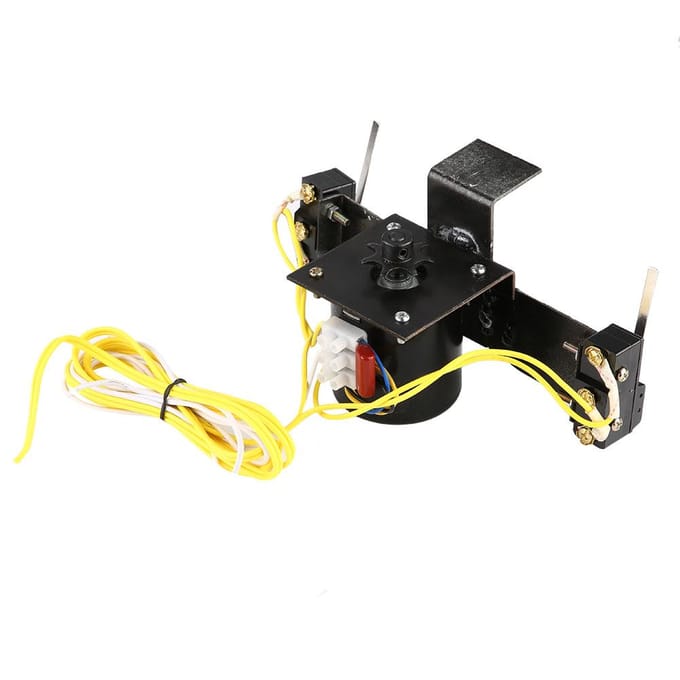 220V industriële automatische broedmachine-accessoires, eierkeermotorsysteem met 100 cm ketting black