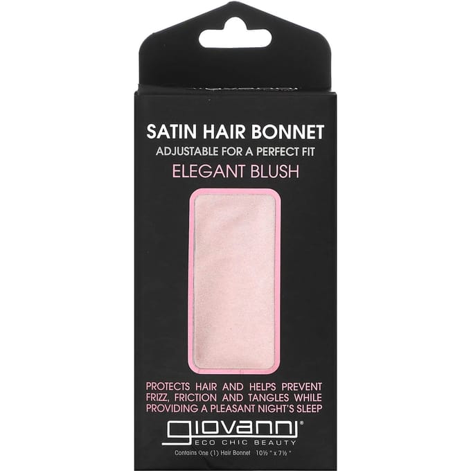 GC - Elegant Blush Satin Hair Bonnet - Single Unit