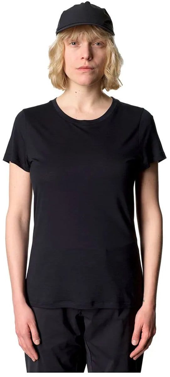 Houdini Tree T-shirt Met Korte Mouwen Zwart XS Vrouw