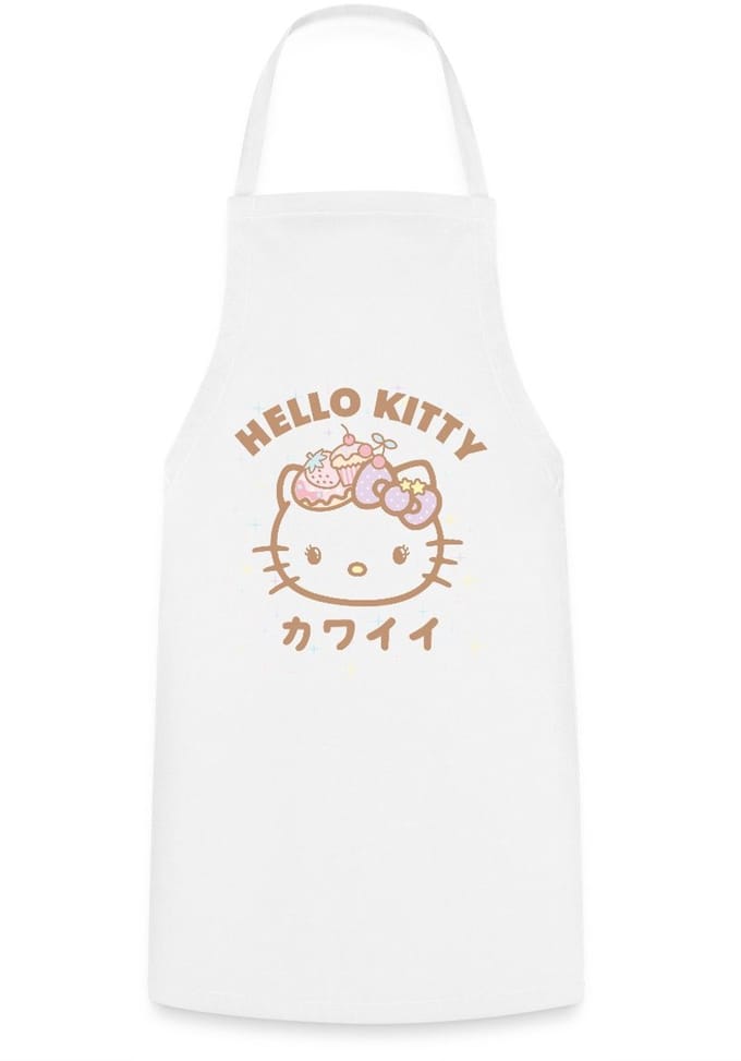 Hello Kitty Kawaii Stijlen Met Sterren Keukenschort