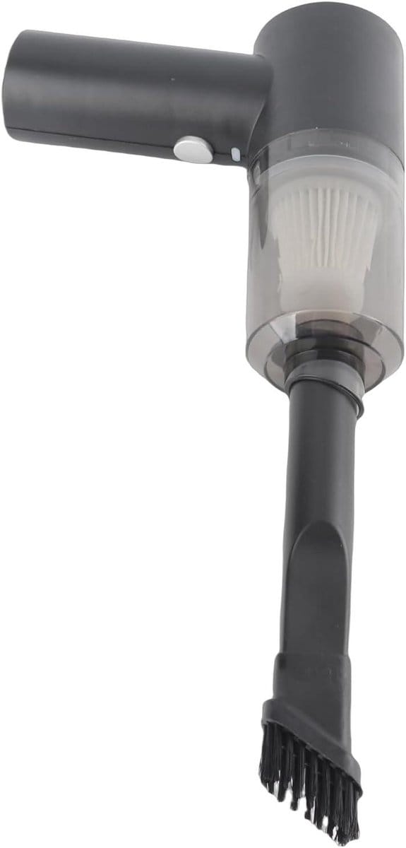 Draagbare Stofzuiger - Handreiniger - Desktop Schoonmaken - Ingebouwd LED-licht - 18x17x7 cm - Wit