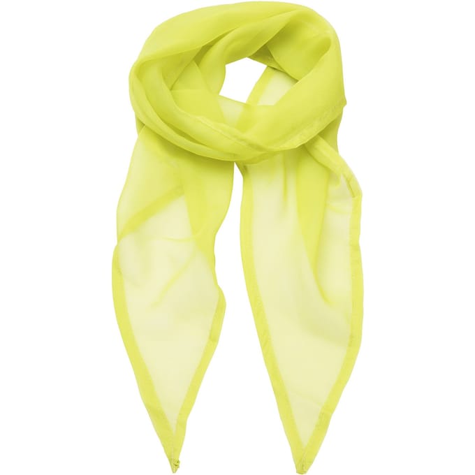 Premier Dames/vrouwenwerk Chiffon Formele Sjaal (Kalk)