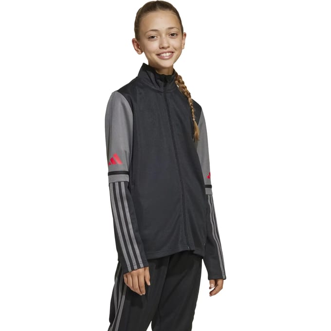 Adidas Squadra 25 Training Trainingsjack Zwart 5-6 Years Kinderen