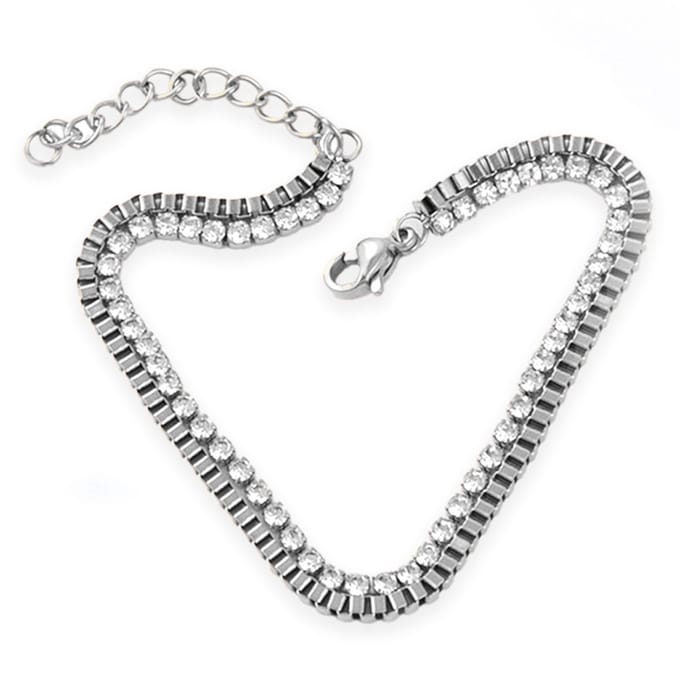 Victorious Dames Armband - Zilver - Model: Primo Amore