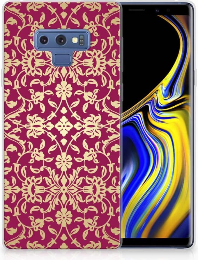 Siliconen Hoesje Samsung Galaxy Note 9 Barok Pink