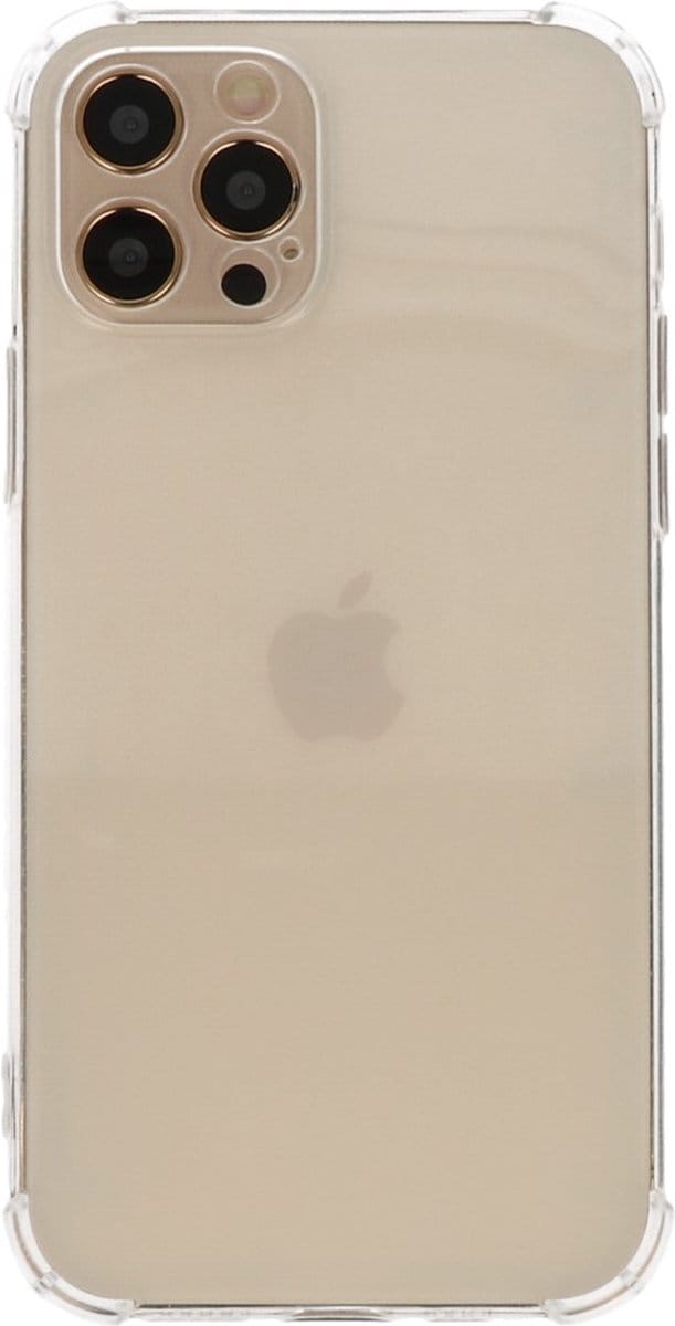 Schokbestendig Back Cover - Shock Proof Hoesje - Geschikt voor iPhone 12 Pro - Transparant