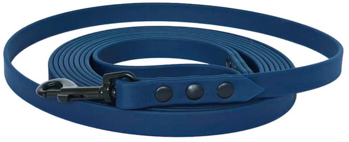 Hondenriem - BioThane® - Donkerblauw - 15 meter - 13mm - Kleine hond
