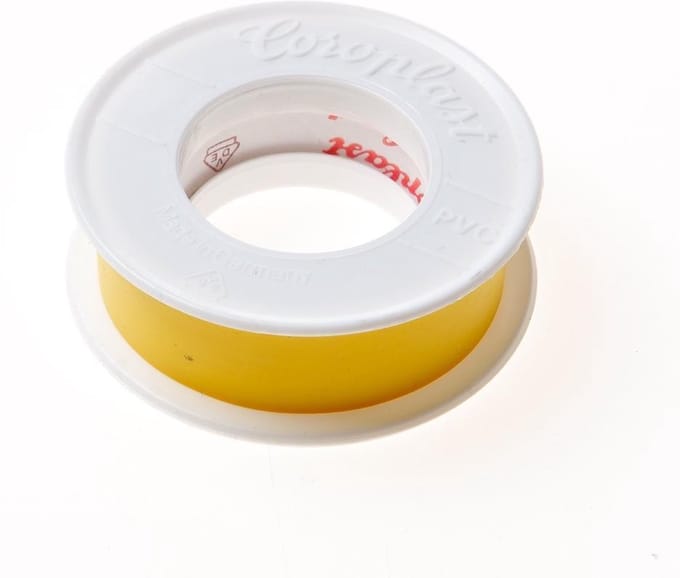 Coroplast 302 tape geel 15mm x 4.5 meter