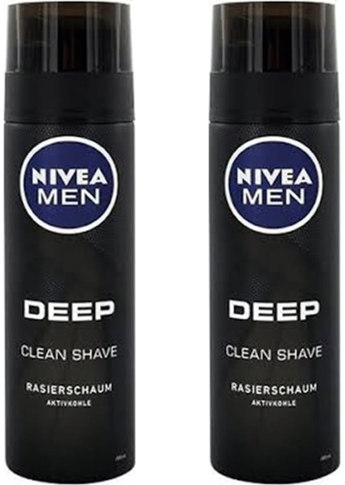 NIVEA MEN Deep Scheerschuim - 2 x 200 ml