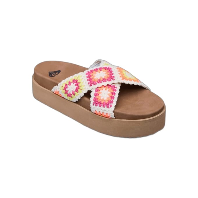 Roxy Syenna Hi 1 Sandalen Bruin,Wit EU 36 Vrouw