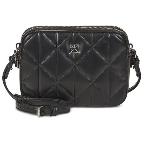 Calvin Klein Quilted Emblem - Schoudertas 18 cm (black)
