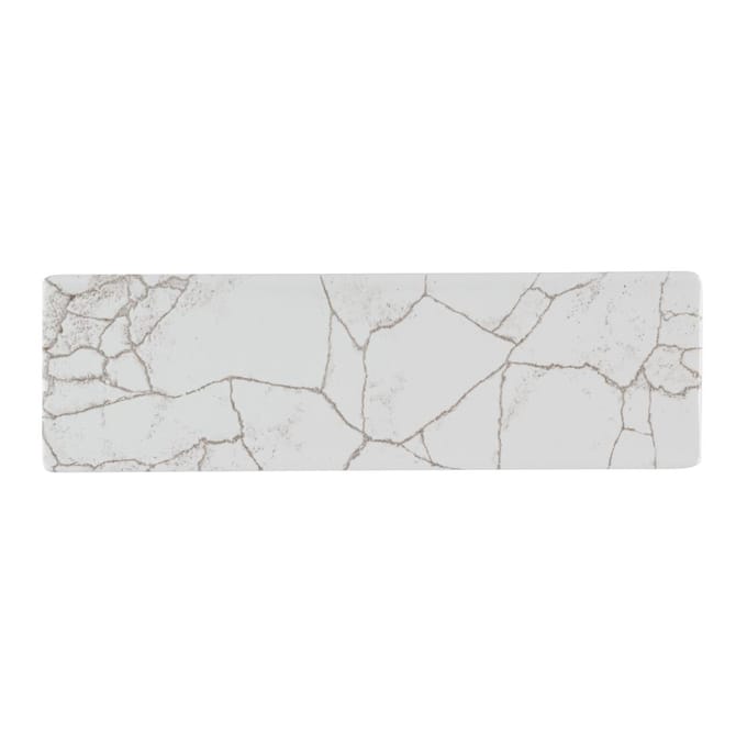 Churchill Studio Prints Kintsugi Agate Grey Ovaal Bord 30 x 9cm (6 stuks)