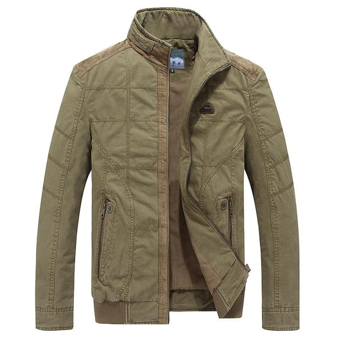Herenjas Grote Maat Herenmode Losse Jas Herenjas 4XL gray