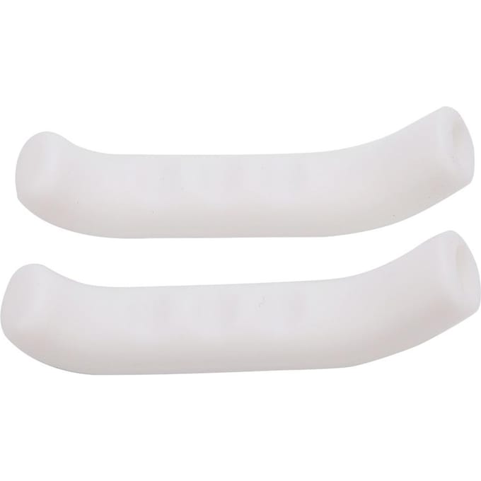2 Stuks Remhendel Siliconen Hoes Mountainbike Remhendel Beschermhoes White white