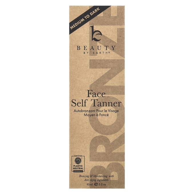 Face Self Tanner, Medium to Dark, 85 Ml (3 Fl Oz) beige