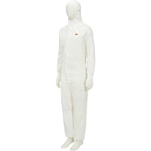 3M 4545 BICO PE antistatisch overall 03150061 - Wit - L