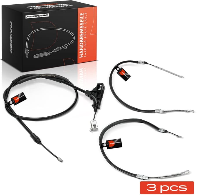Frankberg 3x kabel handrem vooras en achteras voor Peugeot