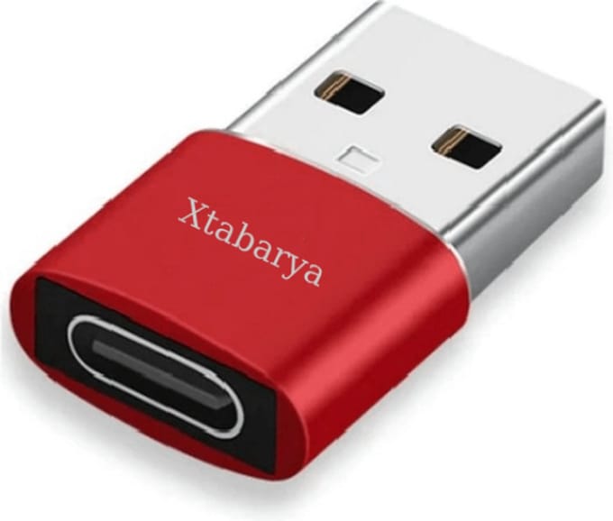 Usb Type C Adapter Usb 3.0 Type A Male Naar Usb 3.1 Type C Vrouwelijke Converter Usb C Opladen Data transfer Adapter rood