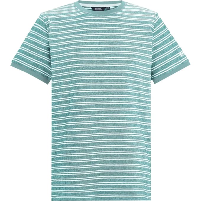 Heren Benlin gestreept T-shirt met korte mouwen