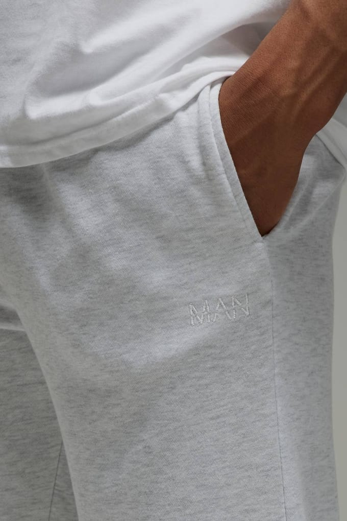 Men's Active Straight Leg Men's Dash Jogger | Grey Marl | Size Medium